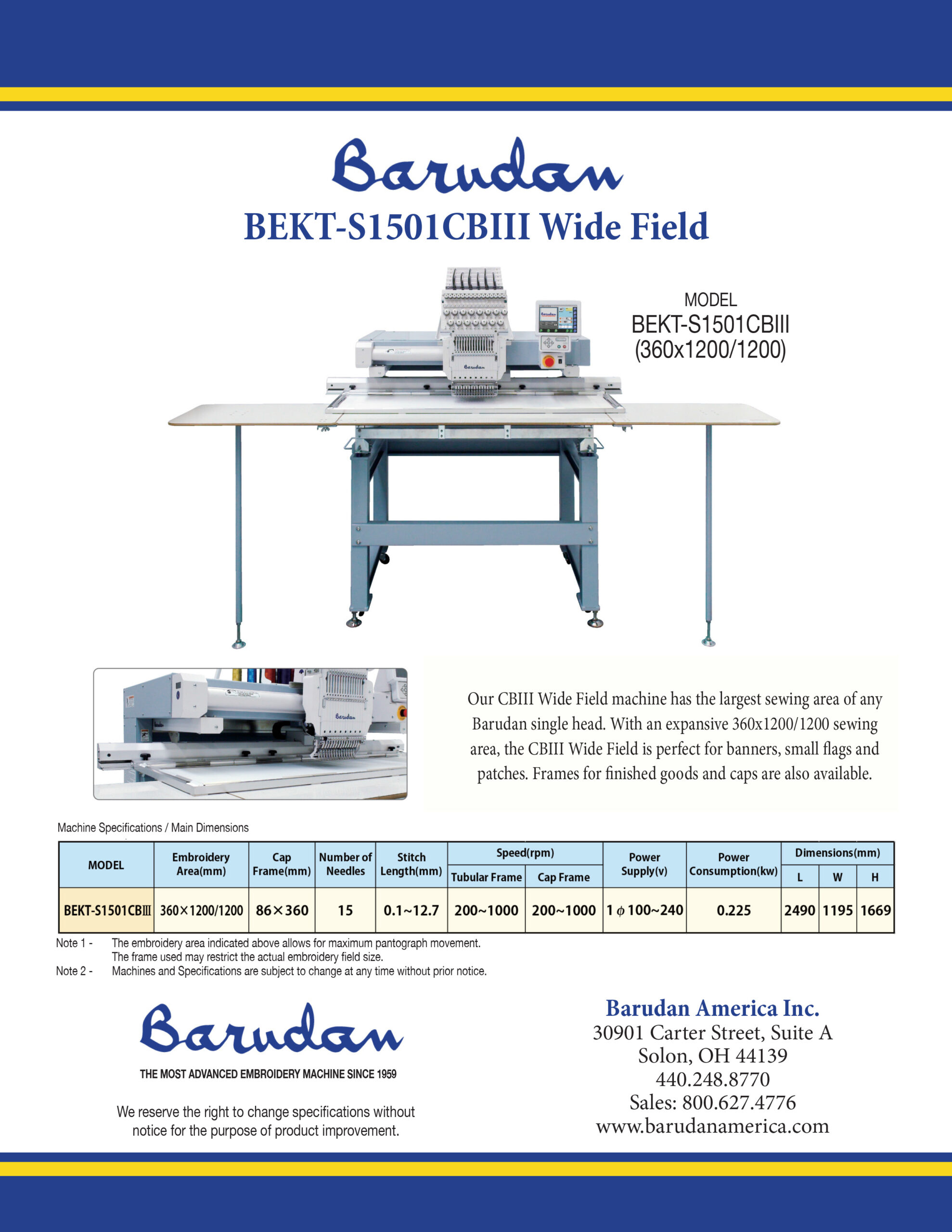 BEKT-S1501 AD SHEET - US